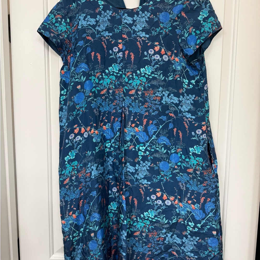 J. McLaughlin Blue Floral Dress